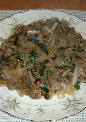 牛肉の辛味あんかけ-レシピのメイン写真