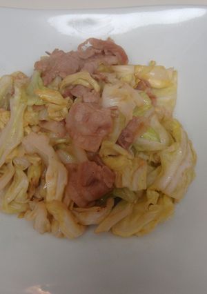 春キャベツと豚肉のポン酢炒め-レシピのメイン写真