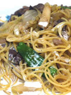 BBQの残りもの 焼肉のタレ パスタ-レシピのメイン写真