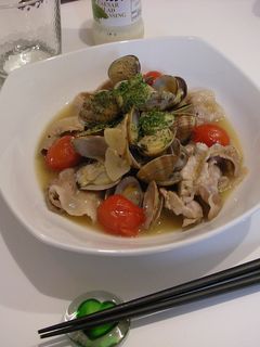 あさりと豚肉のワイン蒸し-レシピのメイン写真