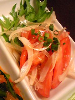 新玉ねぎとトマトのあっさり中華サラダ-レシピのメイン写真
