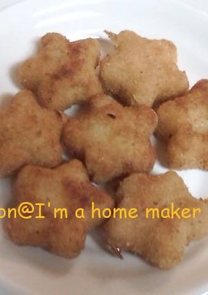 お弁当に　星型マッシュポテト揚げ-レシピのメイン写真