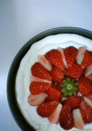 （・ｖ・）ベイクドレアチーズケーキ-レシピのメイン写真
