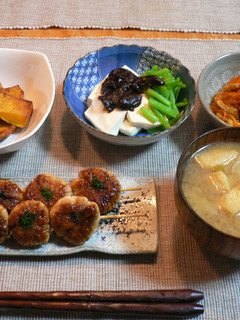 和定食☆ヘルシー鳥つくね串-レシピのメイン写真