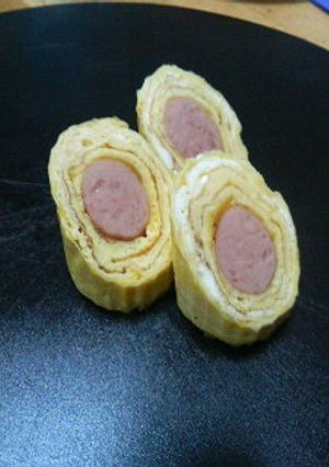 お弁当に◆玉子巻きウインナー-レシピのメイン写真