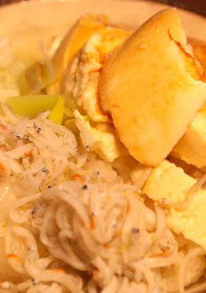 しらす（ちりめんじゃこ）豆腐のせご飯-レシピのメイン写真