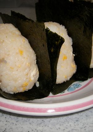 親子丼おにぎり♪-レシピのメイン写真