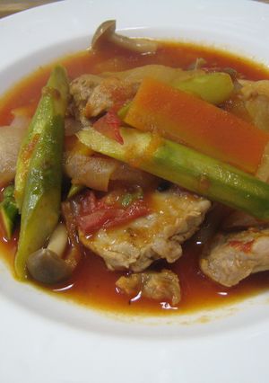 豚ヒレ肉のトマト煮込み-レシピのメイン写真