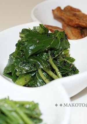＜明日葉＞あしたばの胡麻和え-レシピのメイン写真