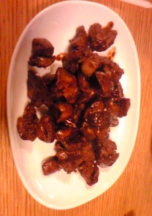 ほんとに簡単!鶏の肝煮-レシピのメイン写真