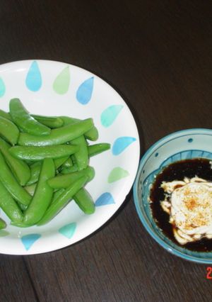スナップえんどう　マヨ醤油-レシピのメイン写真