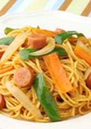 ピリッと「カレー風味パスタ♪」-レシピのメイン写真
