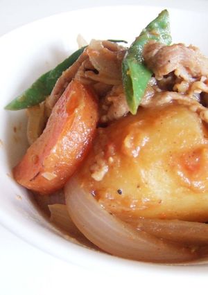 春の訪れ☆新玉ねぎを使った味噌肉じゃが♪-レシピのメイン写真