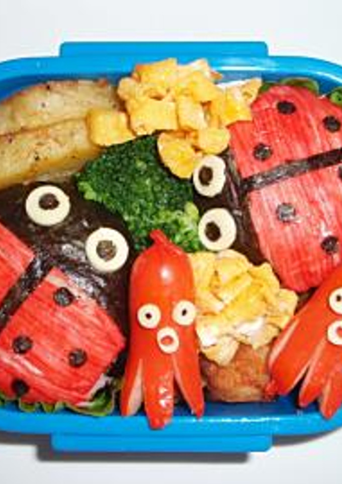 春のてんとうむし弁当-レシピのメイン写真