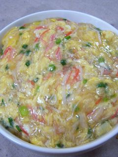 卵とかにかまの中華あんかけ丼-レシピのメイン写真