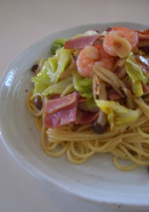 春キャベツのコンソメ風パスタ-レシピのメイン写真