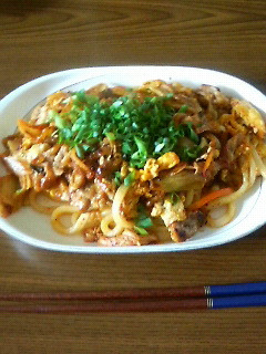 豚キムチ焼きうどん-レシピのメイン写真
