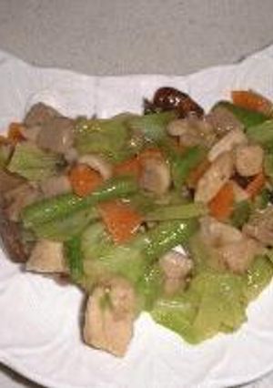 鶏肉と野菜のバター醤油炒め-レシピのメイン写真