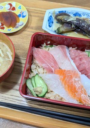 香る赤酢の寿司重-レシピのメイン写真