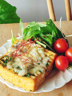 トースター簡単☆厚揚げ青のりバター☆弁当-レシピのメイン写真
