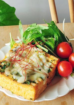 トースター簡単☆厚揚げ青のりバター☆弁当-レシピのメイン写真