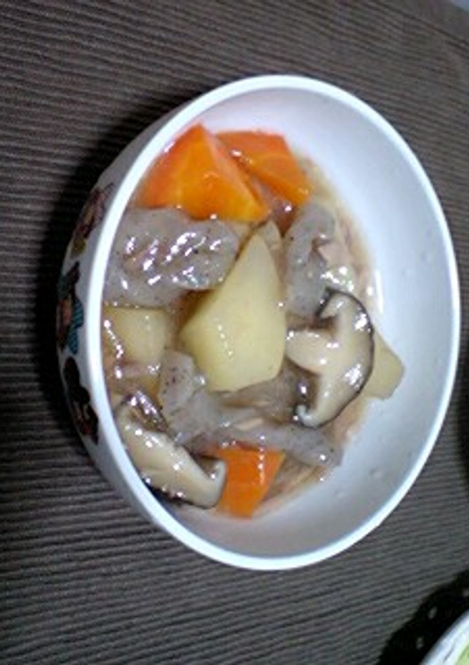 ツナ缶de和風煮物-レシピのメイン写真