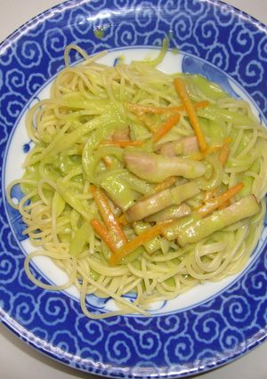 春の香り♪うすいえんどうのスパゲッティ-レシピのメイン写真