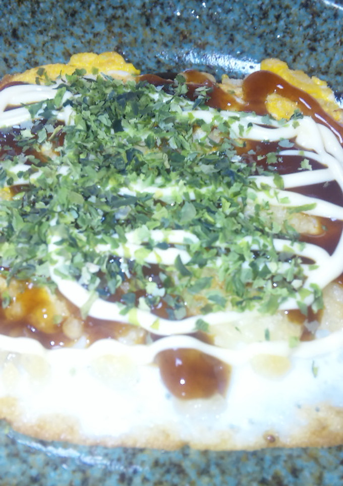 卵一個で、簡単お好み焼き風-レシピのメイン写真
