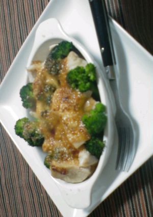 ★ブロッコリーと鶏むね肉の味噌マヨ焼き★-レシピのメイン写真
