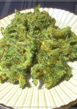ゴーヤとおかかのかき揚げ-レシピのメイン写真