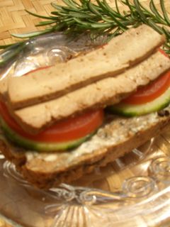 マクロビ☆味噌漬け豆腐のハムもどき☆-レシピのメイン写真