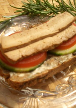 マクロビ☆味噌漬け豆腐のハムもどき☆-レシピのメイン写真