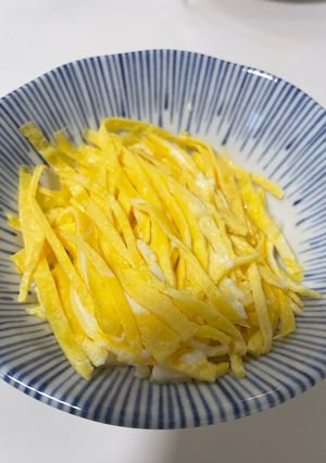 冷やし中華、ちらし寿司の定番⭐︎錦糸卵-レシピのメイン写真
