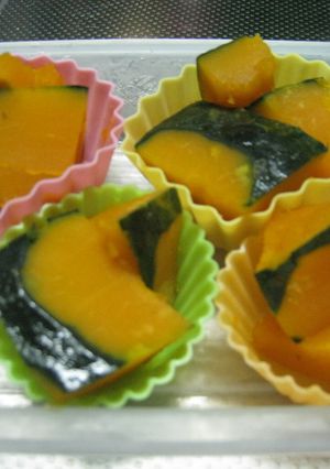 レンジでかぼちゃ煮-レシピのメイン写真