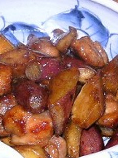 鶏肉と薩摩芋の照り焼き-レシピのメイン写真