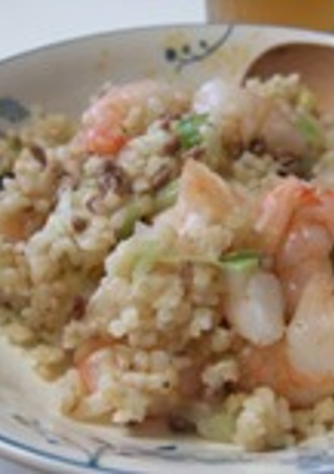 ぷりぷりエビ炒飯-レシピのメイン写真