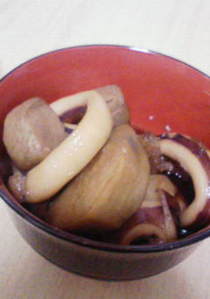 里芋とイカの煮物-レシピのメイン写真