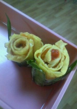 おめでとう＊ありがとう★卵でお花-レシピのメイン写真