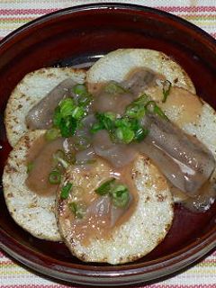 山芋のバターソテー、イカの塩辛載せ-レシピのメイン写真