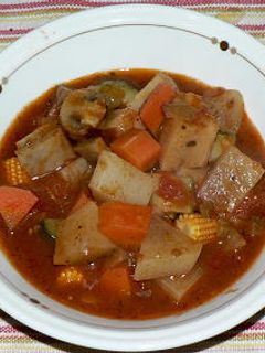 ラタトゥイユ風根菜のトマト煮込み-レシピのメイン写真