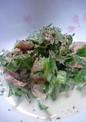 簡単☆セロリの葉とツナのサラダ-レシピのメイン写真
