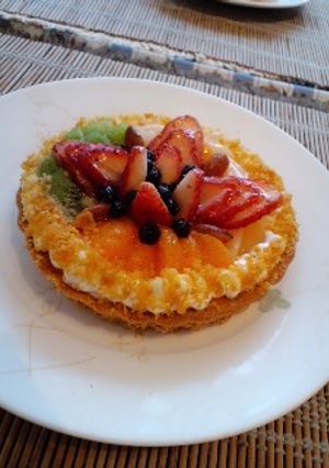 ホットケーキMIXで簡単フルーツタルト-レシピのメイン写真