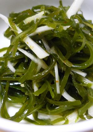 5分！簡単*　切り昆布とネギのあえもの　-レシピのメイン写真