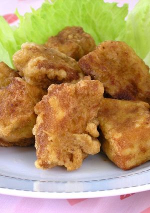 高野豆腐で✩感激唐揚げ☺-レシピのメイン写真