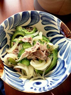 新玉ねぎとゴーヤーのカレー炒め-レシピのメイン写真