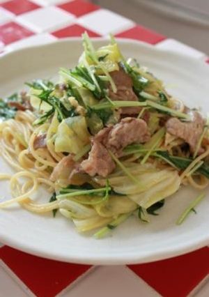 キャベツと豚肉のパスタ♡-レシピのメイン写真