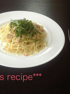 ツナと青じそのパスタ-レシピのメイン写真