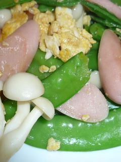きぬさやの炒め物-レシピのメイン写真