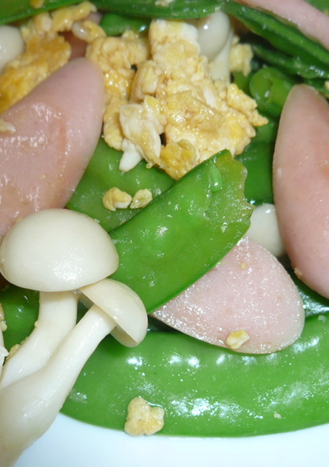 きぬさやの炒め物-レシピのメイン写真