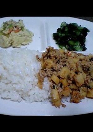 ピリ辛そぼろご飯-レシピのメイン写真